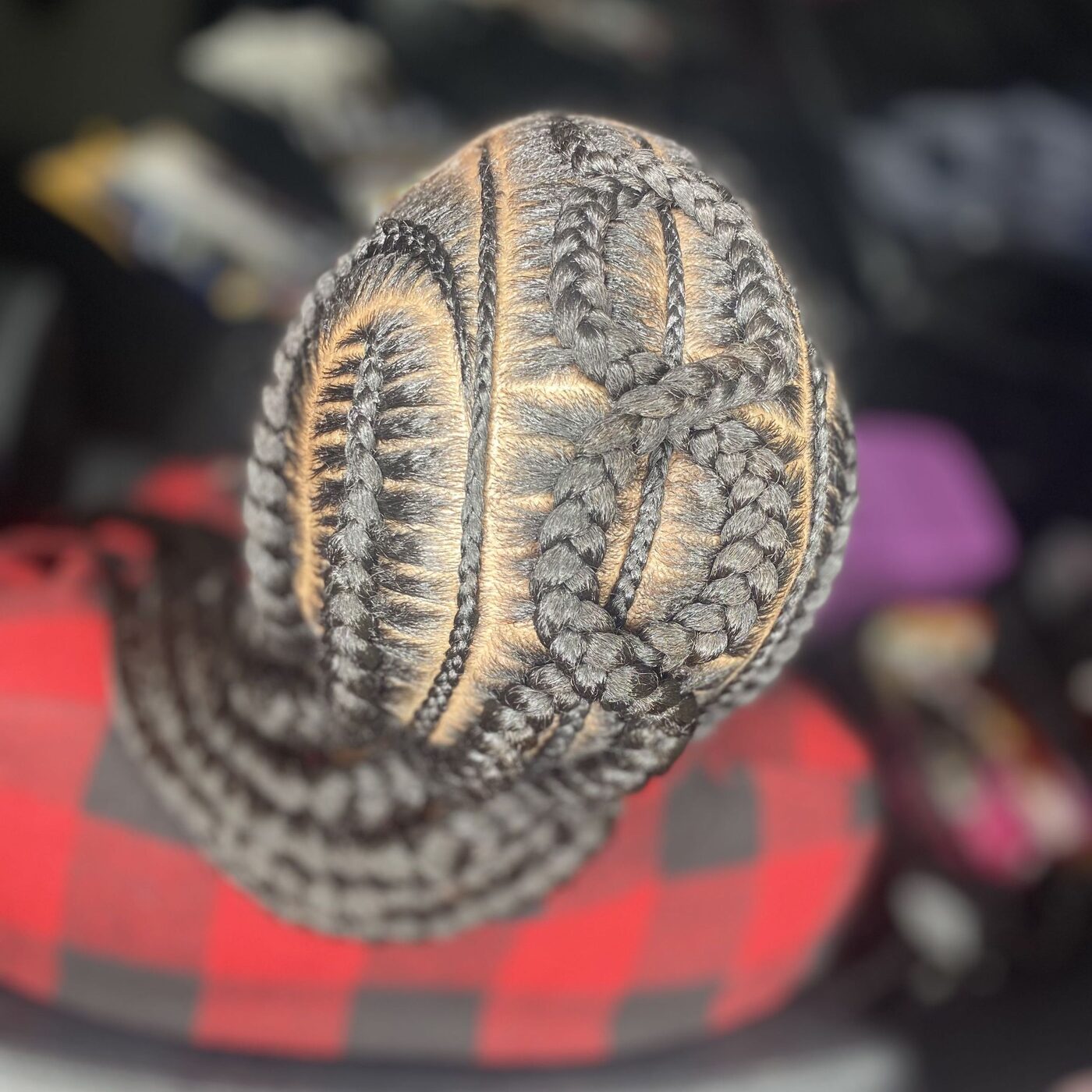 Heart stitch braid design